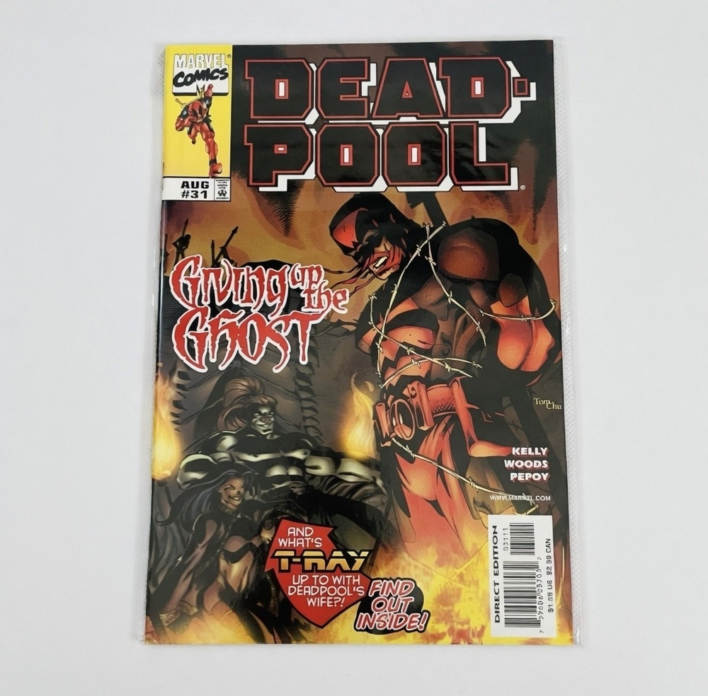 Marvel Comics Deadpool #31 Giving Up the Ghost T-Ray Aug 1998 Direct Edition NM - Picture 3 of 4